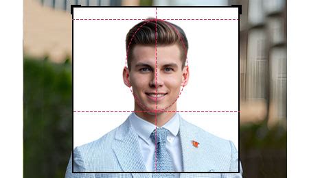 Make passport photo with proper photos size online .